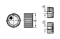 Preview: GN 726 Drehknöpfe, Aluminium