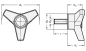 Preview: GN 5330 Dreisterngriffschrauben