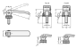 Preview: GN 927 Exzenterspanner mit Schraube