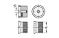 Preview: GN 723.4 Drehknöpfe, Aluminium