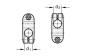 Preview: GN 131 Aluminium - Kreuz-Klemmverbinder