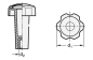 Preview: GN 5332 Sterngriffe mit verlängerter Nabe