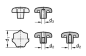 Preview: DIN 6336 Sterngriffe, Aluminium