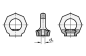 Preview: GN 583 Drehbare Stahl - Ringmuttern