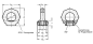 Preview: GN 583 Drehbare Stahl - Ringmuttern