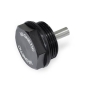 Preview: GN 738.1 Magnetstopfen aus Aluminium mit Viton-Dichtung, beständig bis 180 °C, schwarz eloxiert