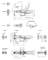 Preview: GN 820.3 Edelstahl-Horizontal-Spanner mit Verriegelung und waagrechtem Fuß