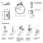 Preview: GN 649.1 Adapter für Halter für Flächenelemente an Rundrohre
