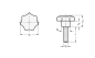 Preview: GN 6336.4 Sterngriffschrauben, Stahl-Gewindestift