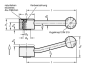 Preview: GN 125 Verstellbare Flachspannhebel mit Innengewinde, Stahl