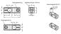 Preview: GN 474 Kreuz-Klemmhalter, Aluminium