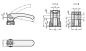 Preview: GN 926 Exzenterspanner mit Innengewinde