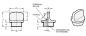 Preview: GN 442 Aluminium - Verschlussschrauben bis 200° C