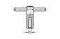 Preview: DIN 6305 Knebelmuttern, mit festem Knebel