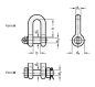 Preview: GN 584 Schäkel, gerade
