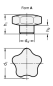 Preview: GN 5336 Sterngriffe, Rohteil