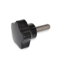 Preview: GN 5337.5 Sterngriffschrauben mit Edelstahl-Gewindestift