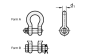 Preview: GN 585 Schäkel, geschweift
