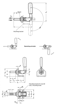 GN 843.1 Edelstahl - Schubstangen-Spanner