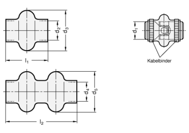 Preview: GN 808.1 Schutzhüllen für Kreuzgelenke