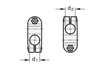 GN 131 Aluminium - Kreuz-Klemmverbinder