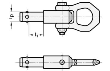 GN 1130 Kugeltragbolzen