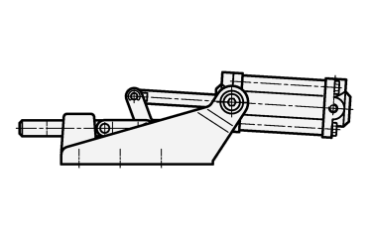 Preview: GN 890 Pneumatik-Spanner mit Magnetkolben
