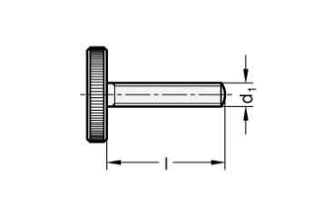 DIN 653 Rändelschrauben Edelstahl
