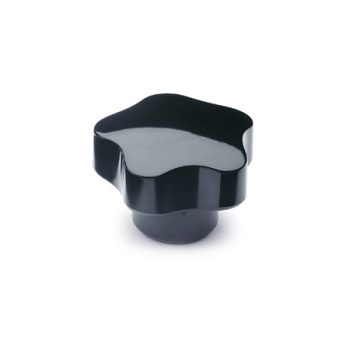 GN 5337 Sterngriffe, mit Messing-Buchse