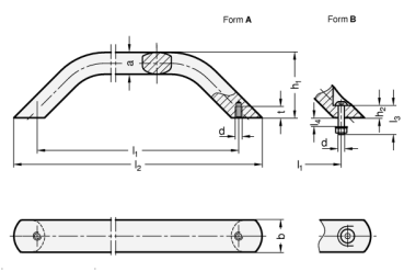 GN 428 Maschinengriffe Aluminium
