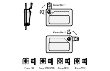 GN 115.10 Verriegelungen mit Griffschale - nicht abschließbar
