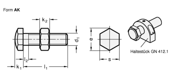 GN 251 Anschlagschrauben