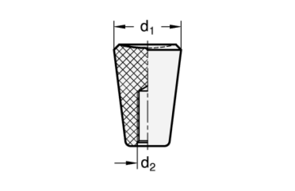GN 419 Konusknöpfe, Duroplast