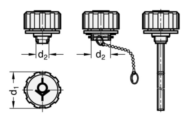GN 774 Belüftungsdeckel