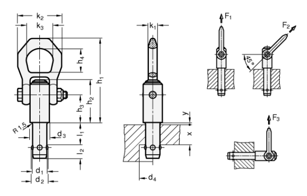 GN 1130 Kugeltragbolzen