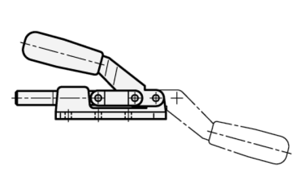 GN 842 Schubstangen-Spanner für Druck- und Zugspannung