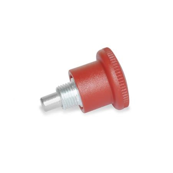 GN 822 Miniraster, verdeckte Rastmechanik mit rotem Knopf