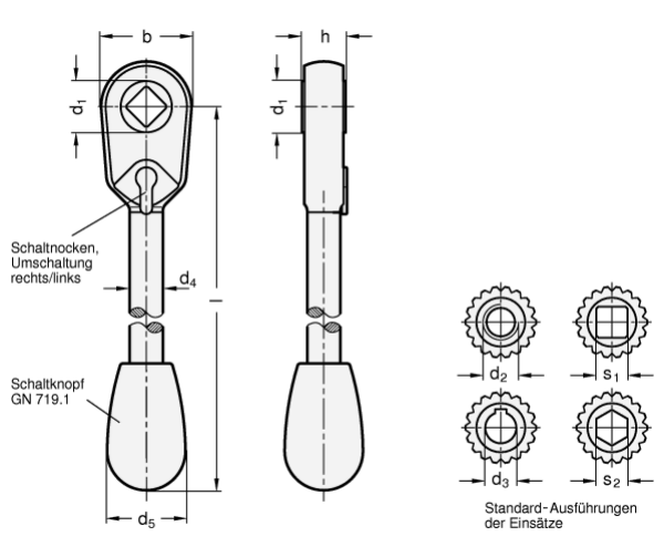 GN 316 Ratschen-Spanner, Stahl