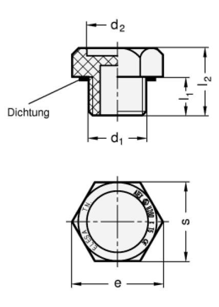 GN 745.6 ATEX- Verschlussschrauben aus Kunststoff