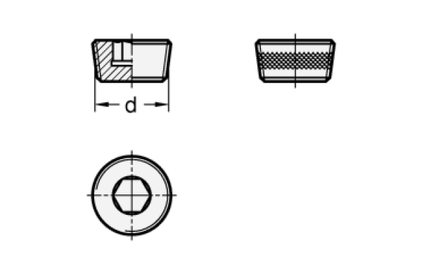 DIN 906 Stahl-/Edelstahl - Verschlussschrauben mit kegeligem Gewinde