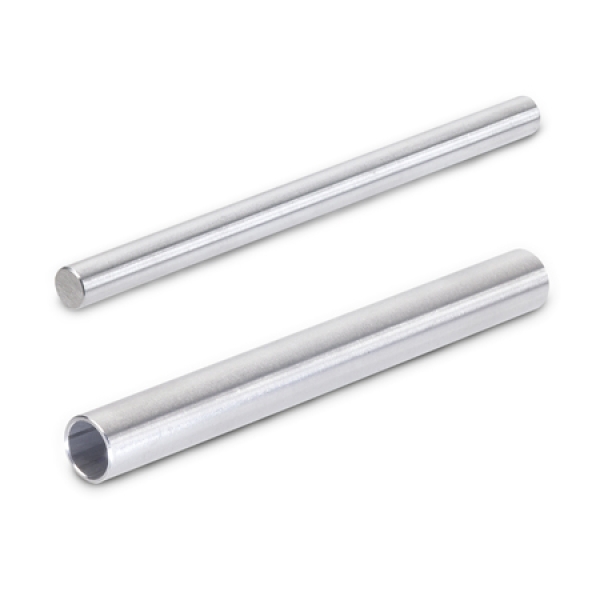 GN 480.1 Haltestangen / Halterohre, rund, Stahl / Aluminium / Edelstahl