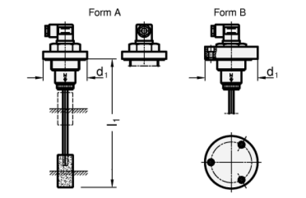 GN 848 Schwimmerschalter für Füllstandsüberwachung