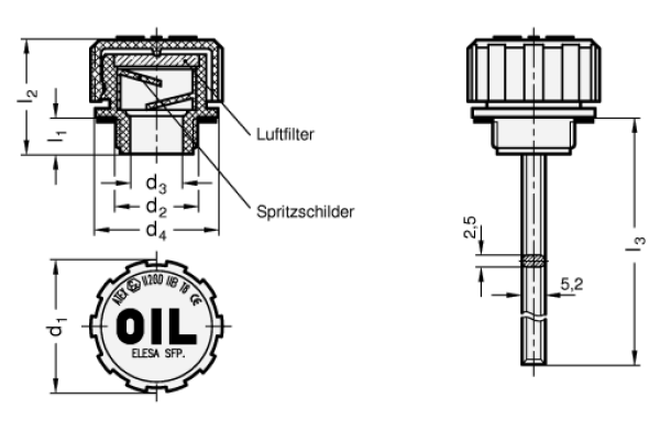 GN 552.6 ATEX- Entlüftungsschrauben aus Kunststoff
