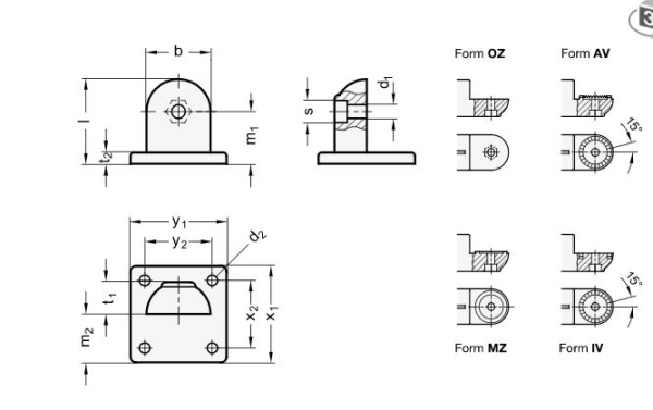 GN 272 Aluminium - Laschen-Klemmverbinder