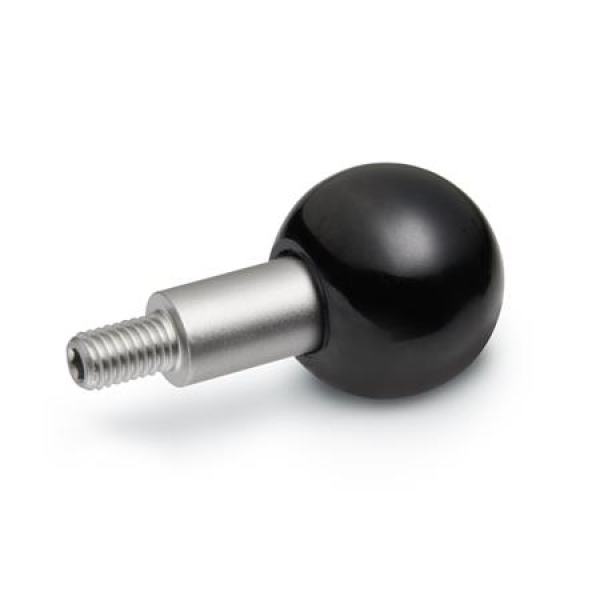 GN 319.5 Drehbare Kugelknöpfe, Kunststoff / Edelstahl