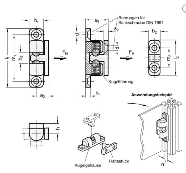 GN 4490 Kugelschnäpper