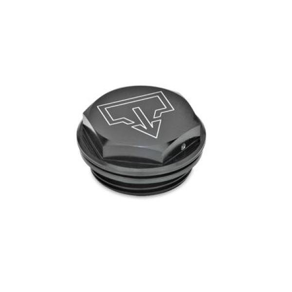 GN 741 Verschlussschrauben mit und ohne Symbol aus Aluminium, beständig bis 100 °C, blank