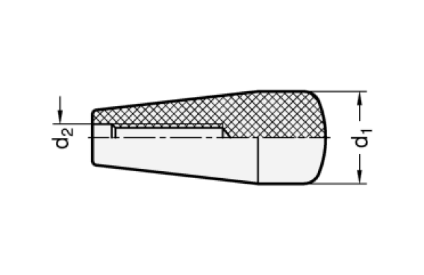 GN 219 Konusknöpfe, Kunststoff