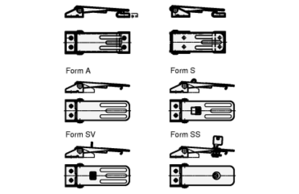 GN 821 Spannverschlüsse Stahl/Edelstahl