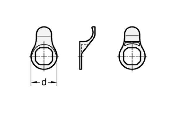 GN 120.1 Öffnungsgriffe für Verriegelungen (ehemals GN 320)